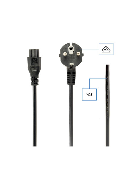 CABLE POWER C5 1M/PC-186-ML12-1M GEMBIRD