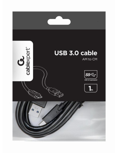 CABLE USB-C TO USB3 1M/CCP-USB3-AMCM-1M GEMBIRD