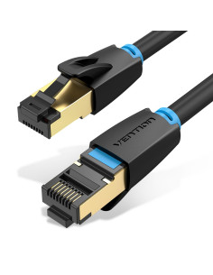 PATCH CABLE CAT.8 SFTP/0.5M BLACK IKABD VENTION