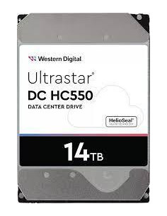 HDD, WESTERN DIGITAL ULTRASTAR, Ultrastar DC HC550, WUH721814ALE6L4, 14TB, SATA 3.0, 512 MB, 7200 rpm, 3,5", 0F38581