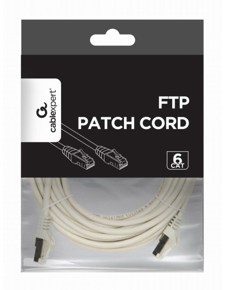 PATCH CABLE CAT6 FTP 7.5M/GREY PP6-7.5M GEMBIRD