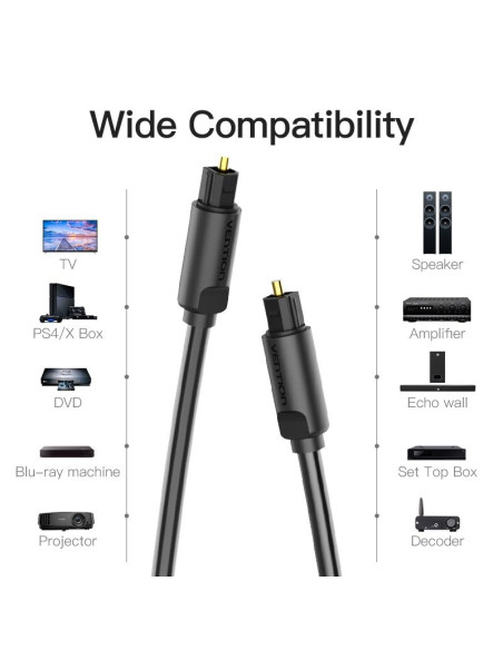 CABLE AUDIO OPTICAL FIBER/3M BAEBI VENTION
