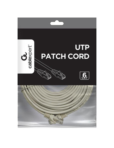 PATCH CABLE CAT6 UTP 10M/GREY PP6U-10M GEMBIRD
