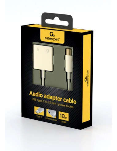 CABLE USB-C TO AUDIO 3.5MM/SOCKET A-CM-3.5FP-01 GEMBIRD