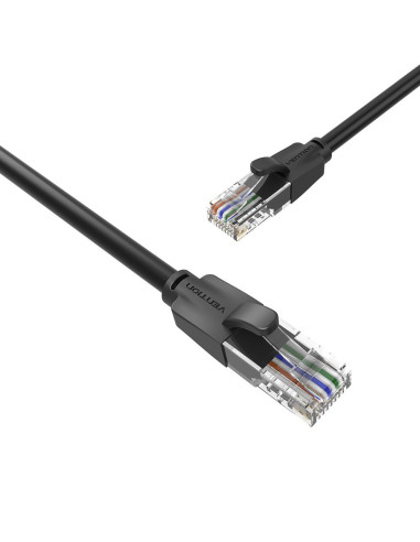 PATCH CABLE CAT.6 UTP/20M BLACK IBEBQ VENTION