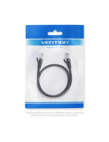 PATCH CABLE CAT.6 UTP/20M BLACK IBEBQ VENTION