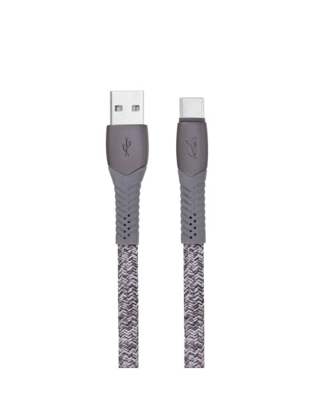 CABLE USB-C TO USB2.0 1.2M/GREY PS6102 GR12 RIVACASE