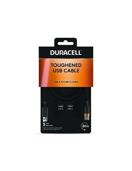 CABLE USB TO USB-C 2M/DRU5021A DURACELL