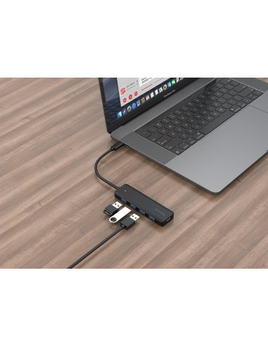 I/O HUB USB-C 4PORT/UHB-CM-U3P4P-01 GEMBIRD