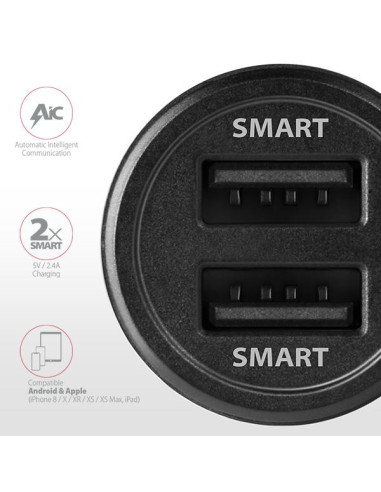 MOBILE CHARGER CAR USB 2PORT/24W PWC-5V5 AXAGON