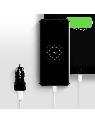 MOBILE CHARGER CAR USB 2PORT/24W PWC-5V5 AXAGON