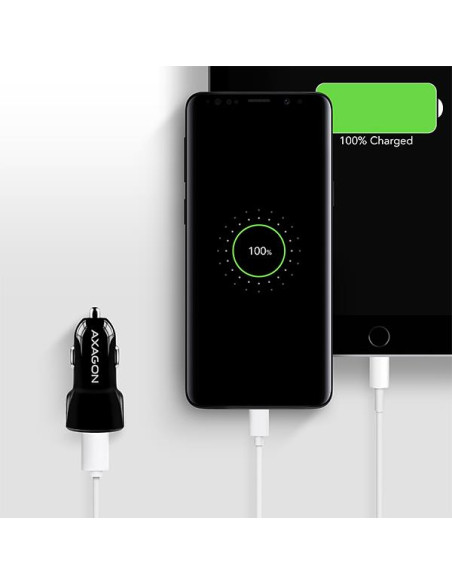MOBILE CHARGER CAR USB 2PORT/24W PWC-5V5 AXAGON