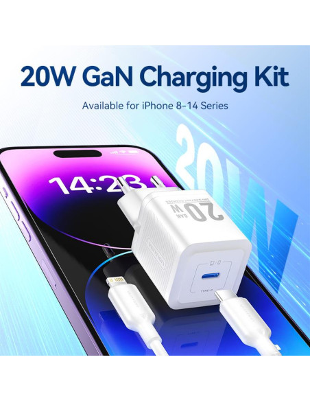 MOBILE CHARGER WALL USB-C/20W TZ-FEPW0-EU-02 VENTION