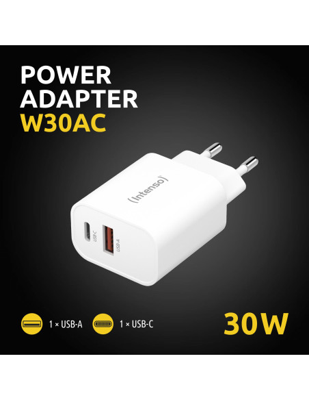 POWER ADAPTER USB-A/USB-C/7803012 INTENSO