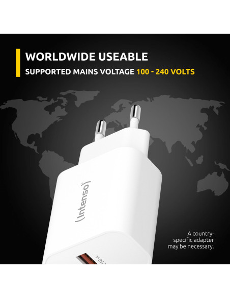 POWER ADAPTER USB-A/USB-C/7803012 INTENSO