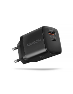 MOBILE CHARGER WALL USB 20W/2PORT BLACK ACU-PQ20 AXAGON