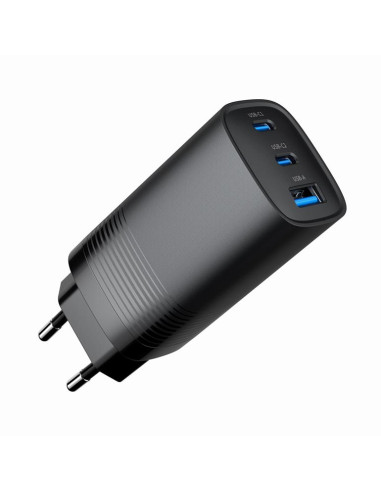 CHARGER USB UNIVERSAL QC3.0/TA-UC-PDQC65-01-BK GEMBIRD