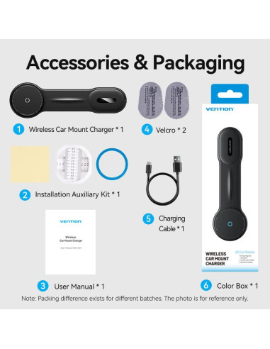 MOBILE CHARGER CAR MAGNETIC/WRL BLACK KSJB0 VENTION