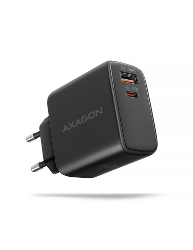 MOBILE CHARGER WALL USB 45W/GAN 2PORT ACU-PQ45 AXAGON