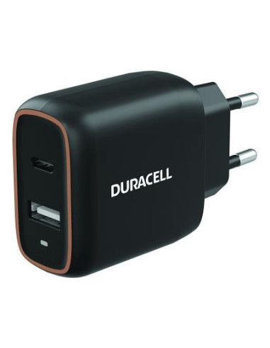 MOBILE CHARGER WALL 20W/BLACK DRACUSB19-EU DURACELL