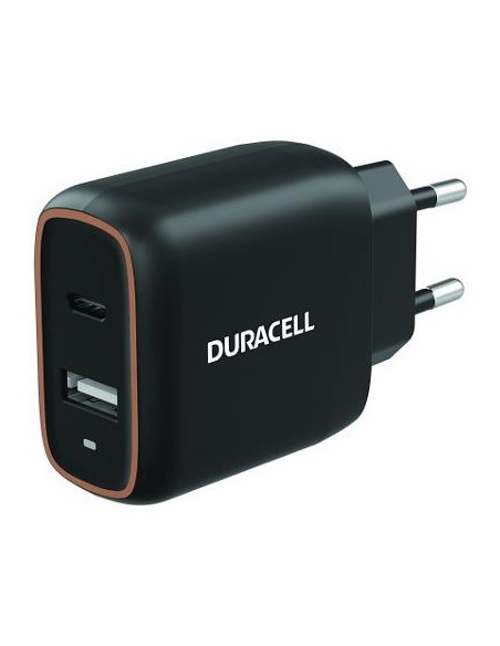 MOBILE CHARGER WALL 20W/BLACK DRACUSB19-EU DURACELL