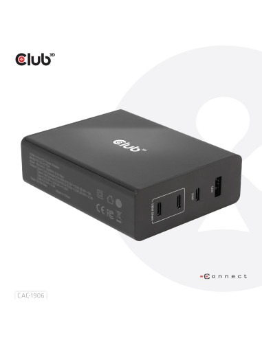 MOBILE TRAVEL CHARGER USB-C/132W GAN CAC-1906 CLUB3D