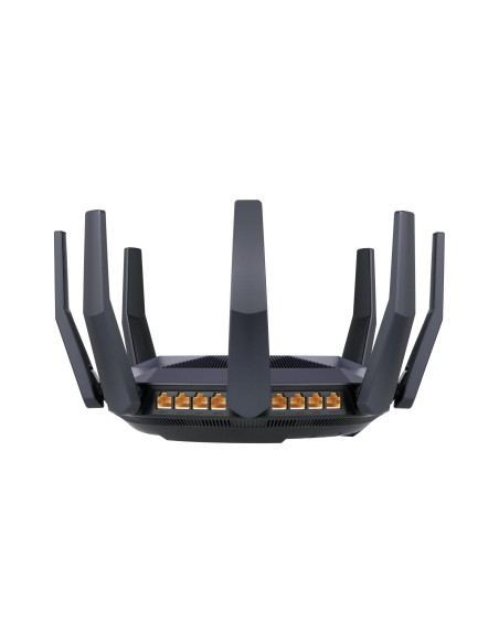 Wireless Router, ASUS, 6000 Mbps, Mesh, Wi-Fi 6, USB 3.1, 9x10/100/1000M, 1x10GbE, 1xSPF+, Number of antennas 8, RT-AX89X