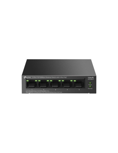 Switch, TP-LINK, LS105LP, PoE ports 4, LS105LP