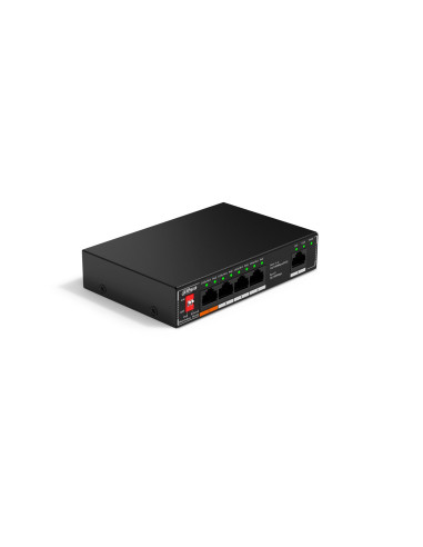 Switch, DAHUA, PoE ports 4, 60 Watts, SF1005P