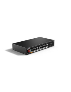 Switch, DAHUA, Desktop/pedestal, 8x10Base-T / 100Base-TX, PoE ports 4, 60 Watts, SF1008LP