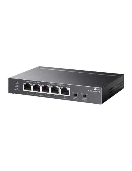Switch, TP-LINK, TL-SG1005P-PD, Desktop/pedestal, 5x10Base-T / 100Base-TX / 1000Base-T, PoE+ ports 5, TL-SG1005P-PD