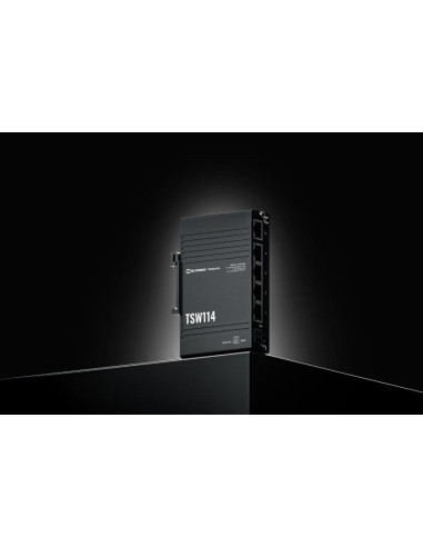 Switch, TELTONIKA, Switch type Unmanaged, 5xRJ-45 ports, RJ-45 Ports Type Gigabit Ethernet (10/100/1000), TSW114000000