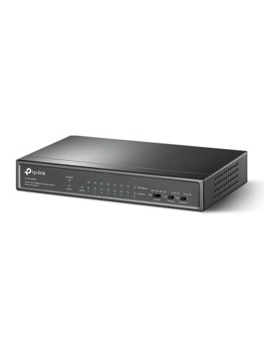 Switch, TP-LINK, Desktop/pedestal, 9x10Base-T / 100Base-TX, PoE+ ports 8, TL-SF1009P