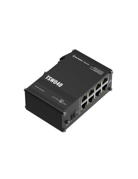 Switch, TELTONIKA, TSW040000000, PoE+ ports 8, 240 Watts, TSW040