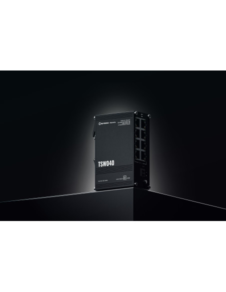 Switch, TELTONIKA, TSW040000000, PoE+ ports 8, 240 Watts, TSW040
