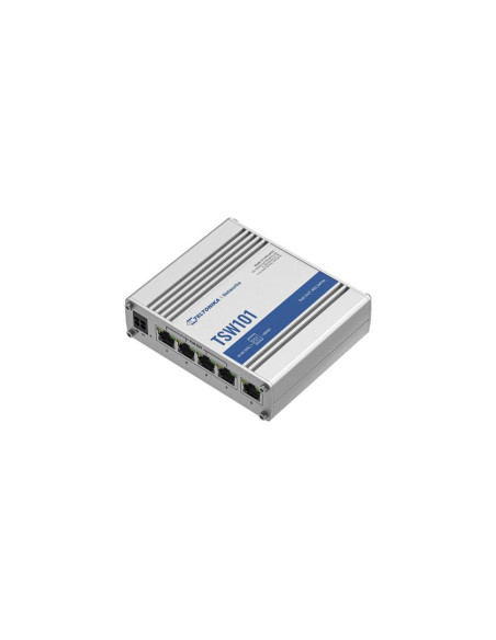 Switch, TELTONIKA, TSW101000000, PoE ports 4, 60 Watts, TSW101