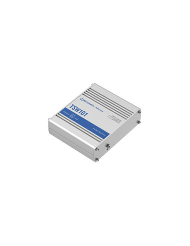 Switch, TELTONIKA, TSW101000000, PoE ports 4, 60 Watts, TSW101