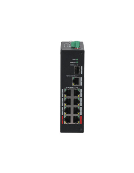 Switch, DAHUA, PFS3110-8ET-96-V2, PoE ports 8, 96 Watts, DH-PFS3110-8ET-96-V2