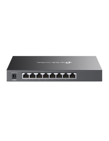 Switch, TP-LINK, Omada, TL-SG2008P, Type L2+, Desktop/pedestal, 8x10Base-T / 100Base-TX / 1000Base-T, PoE+ ports 4, 62 Watts, T