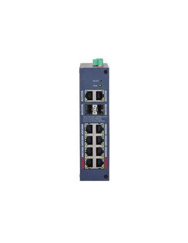 Switch, DAHUA, CHS4212-8GT-110, Switch type Managed, Switch layer L2, Form factor Desktop, 10xRJ-45 ports, RJ-45 Ports Type Gig