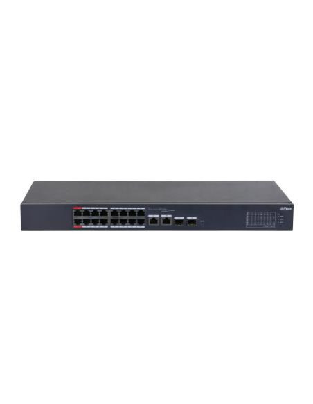 Switch, DAHUA, CS4218-16ET-240, Type L2, Desktop/pedestal, 16x10Base-T / 100Base-TX, PoE ports 16, DH-CS4218-16ET-240