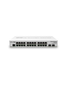 Switch, MIKROTIK, CRS326-24G-2S+IN, Switch type Managed, 24xRJ-45 ports, RJ-45 Ports Type Gigabit Ethernet (10/100/1000), 2xSFP