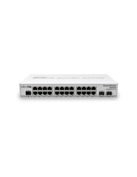 Switch, MIKROTIK, CRS326-24G-2S+IN, Switch type Managed, 24xRJ-45 ports, RJ-45 Ports Type Gigabit Ethernet (10/100/1000), 2xSFP
