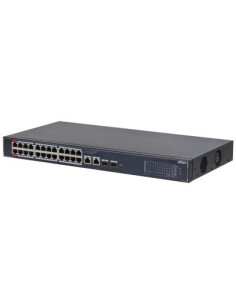 Switch, DAHUA, DH-SG4028LP, 26xGigabit Ethernet (copper) ports quantity, 2xSFP module slots quantity, 4xPower over Ethernet (Po