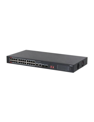 Switch, DAHUA, S3228-24GT-375, Switch type Unmanaged, Switch layer L2, Rack mounting Yes, 26xRJ-45 ports, RJ-45 Ports Type Giga