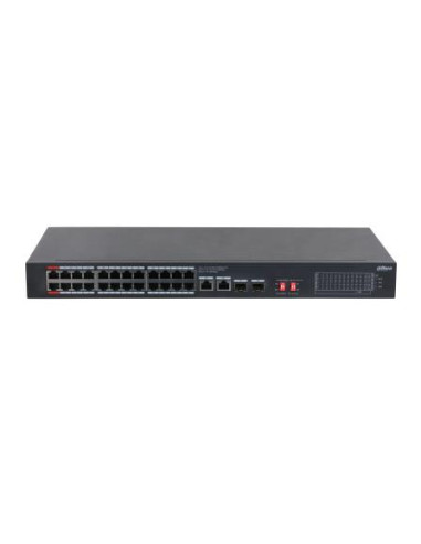 Switch, DAHUA, S3228-24GT-375, Switch type Unmanaged, Switch layer L2, Rack mounting Yes, 26xRJ-45 ports, RJ-45 Ports Type Giga