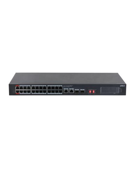 Switch, DAHUA, S3228-24GT-375, Switch type Unmanaged, Switch layer L2, Rack mounting Yes, 26xRJ-45 ports, RJ-45 Ports Type Giga