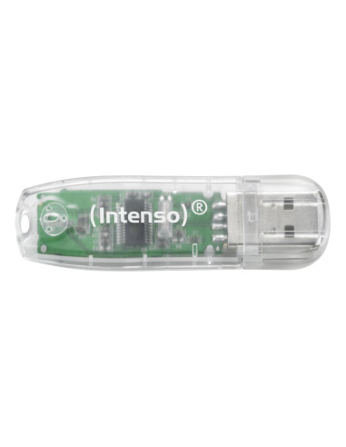 MEMORY DRIVE FLASH USB2 32GB/TRANSPARENT 3502480 INTENSO