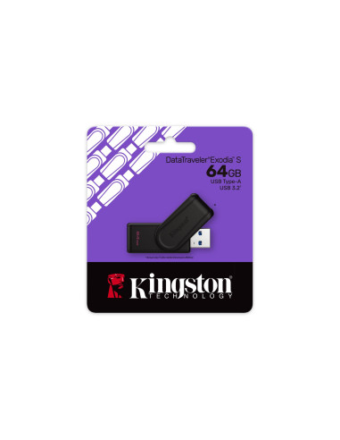 MEMORY DRIVE FLASH USB3.2/64GB DTXS/64GB KINGSTON
