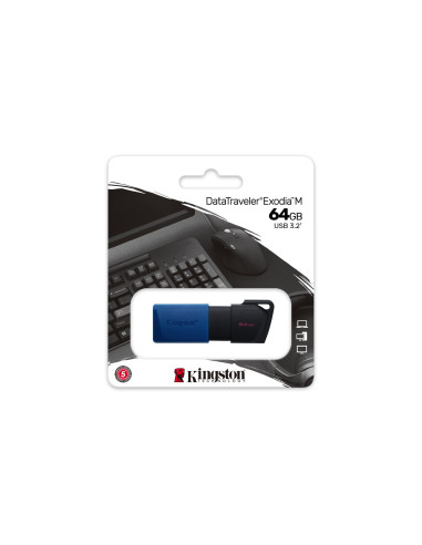 MEMORY DRIVE FLASH USB3.2/64GB DTXM/64GB KINGSTON
